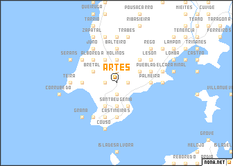 map of Artes