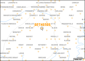 map of Arthenas