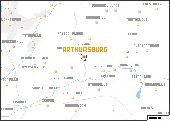 map of Arthursburg