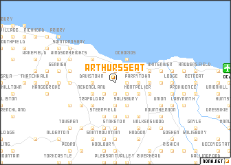 map of Arthurs Seat