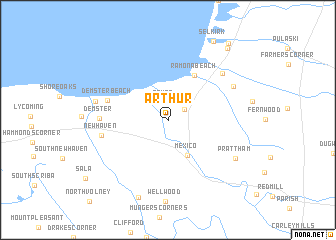 map of Arthur