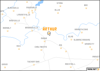 map of Arthur