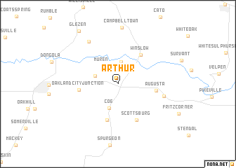 map of Arthur