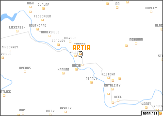 map of Artia