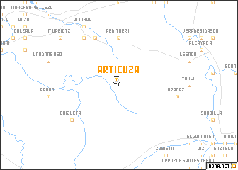 map of Articuza