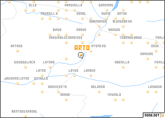 map of Artó