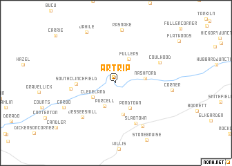 map of Artrip