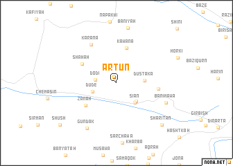 map of Artūn