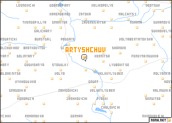 map of Artyshchuv