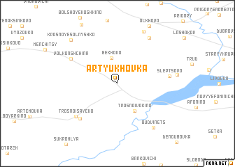 map of Artyukhovka