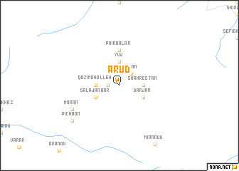 map of Ārūd