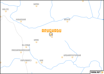 map of Arugwadu