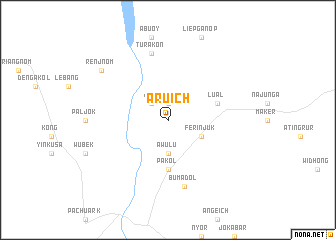 map of Aruich