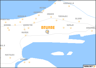 map of Arumäe