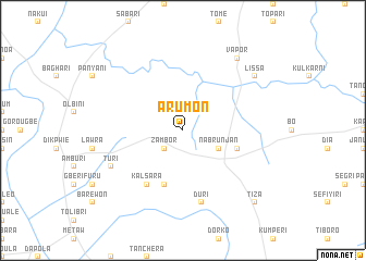 map of Arumon