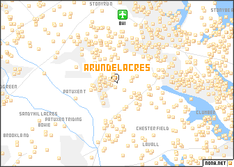 map of Arundel Acres