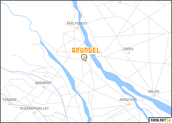 map of Arundel