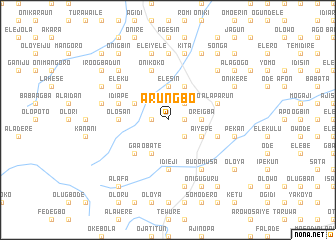 map of Arungbo