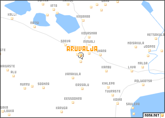 map of Aruvälja