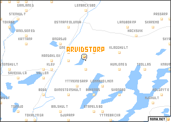 map of Arvidstorp