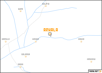 map of Arwala