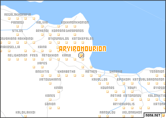 map of Aryiromoúrion