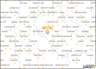 map of Arzac