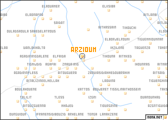 map of Arzioum