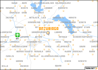 map of Arzubiaga