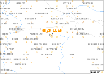 map of Arzviller