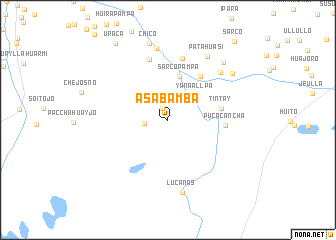 map of Asabamba