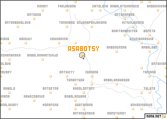 map of Asabotsy