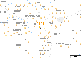 map of ‘Asāb