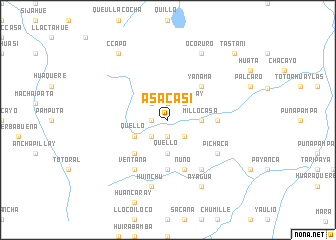 map of Asacasi