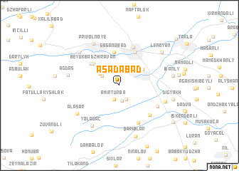 map of Asadabad