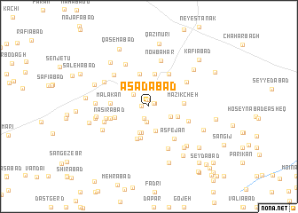 map of Asadābād