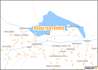 map of Asadīyeh-ye Pā\