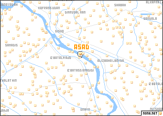 map of As‘ad