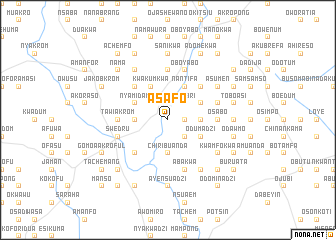 map of Asafo