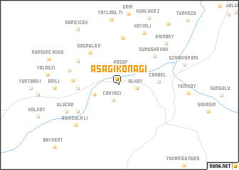 map of Aşağıkonağı