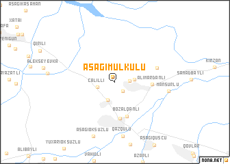 map of Aşağı Mülkülü