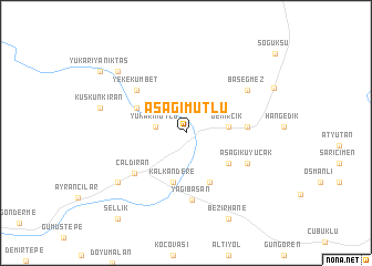 map of Aşağımutlu