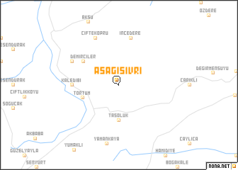 map of Aşağısivri