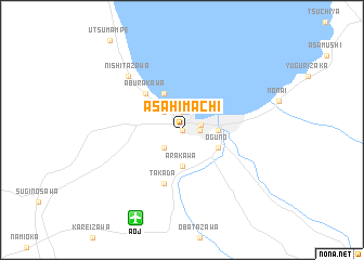 map of Asahimachi