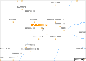 map of Asajóreachic