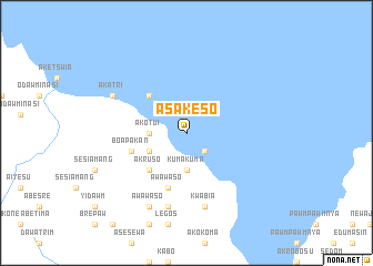 map of Asakeso