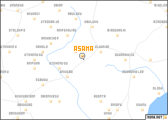 map of Asama