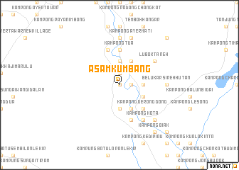 map of Asam Kumbang