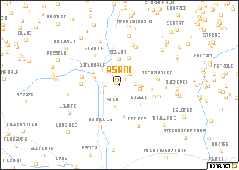 map of Ašani