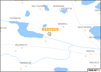 map of Asanova